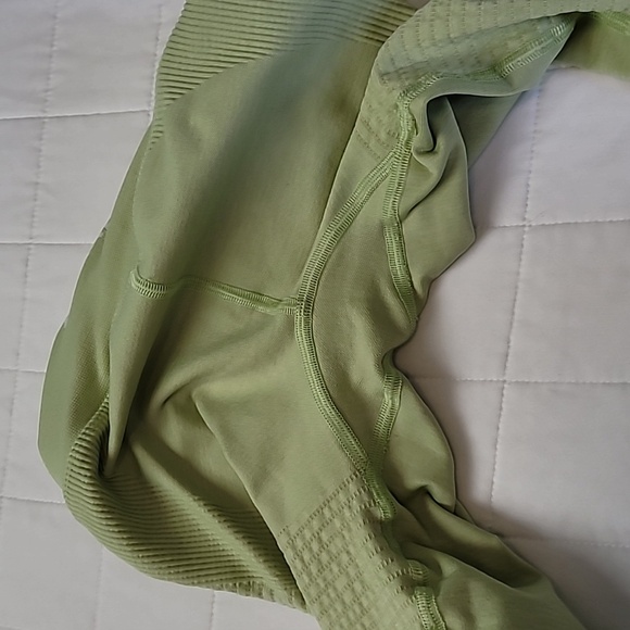 Neon Green Alphalete Workout Leggings A0025 - Picture 9 of 9